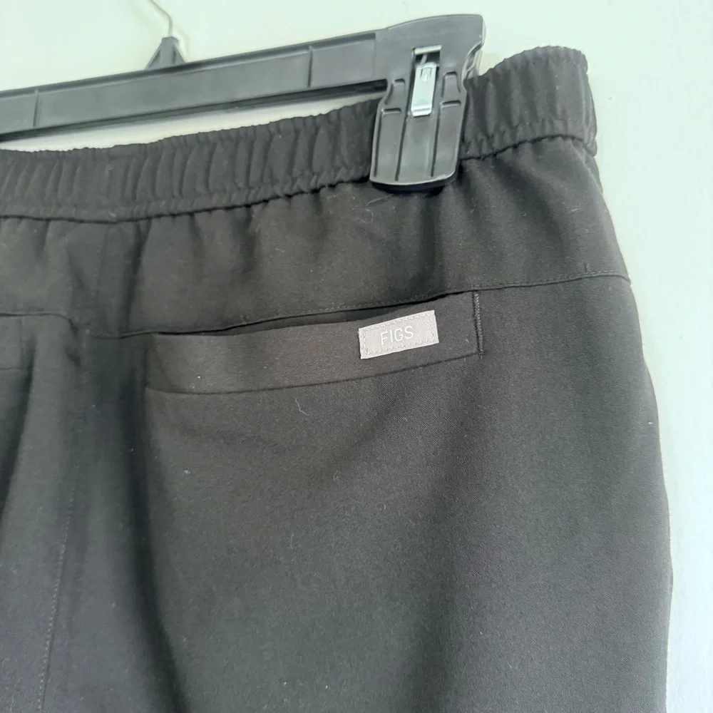 FIGS Tansen Technical Jogger Scrubber Pants Black Large L MXXSW2004